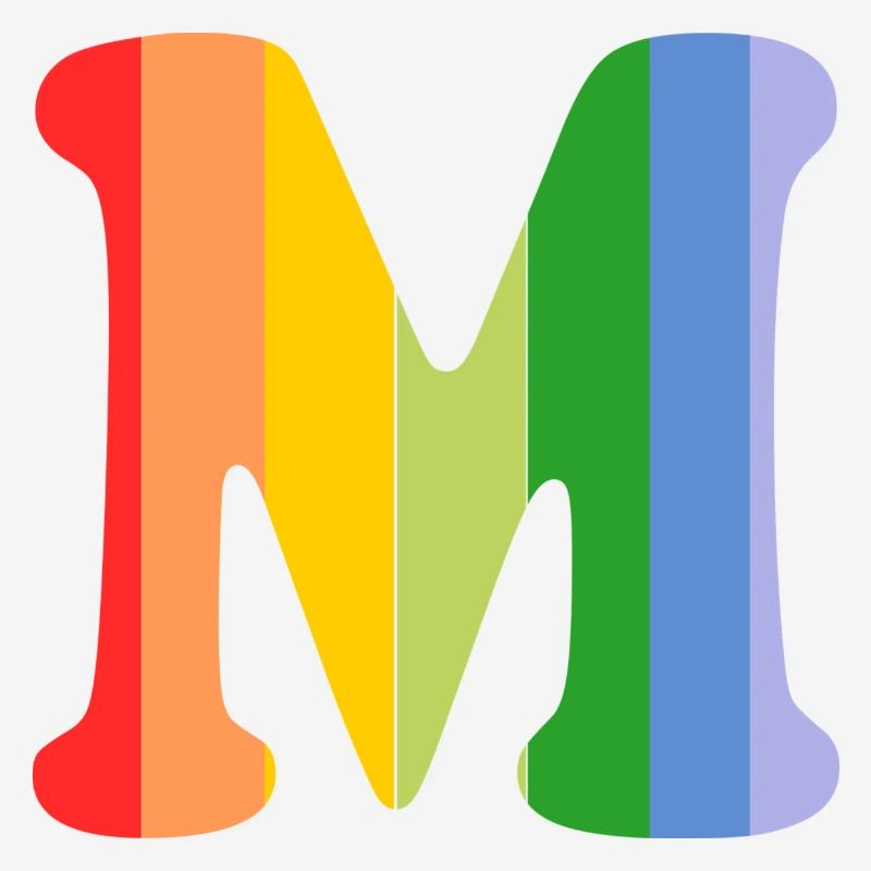 Letter M Rainbow