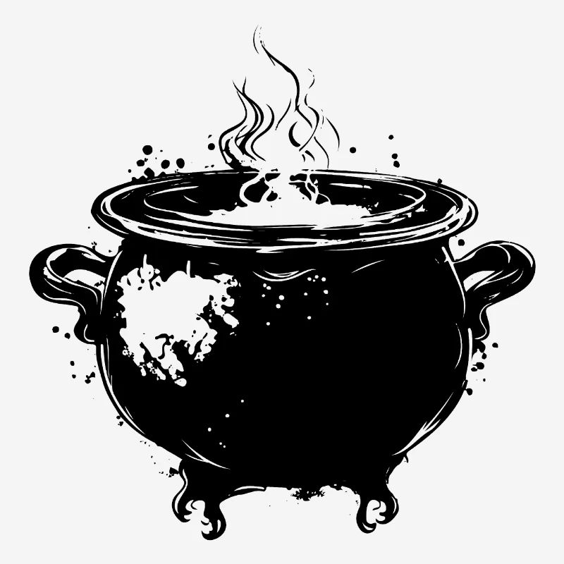 Cauldron Magical Witch Halloween