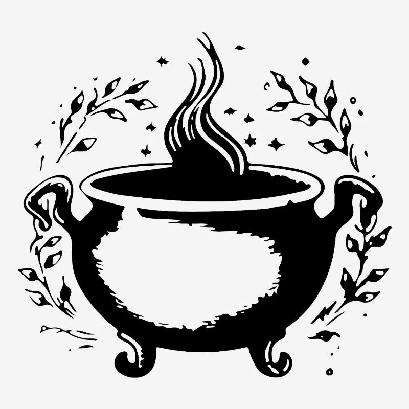 Cauldron Magical Witch Halloween
