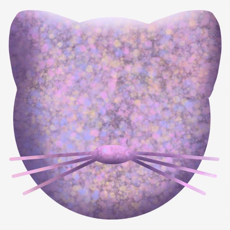 Logo chat violet
