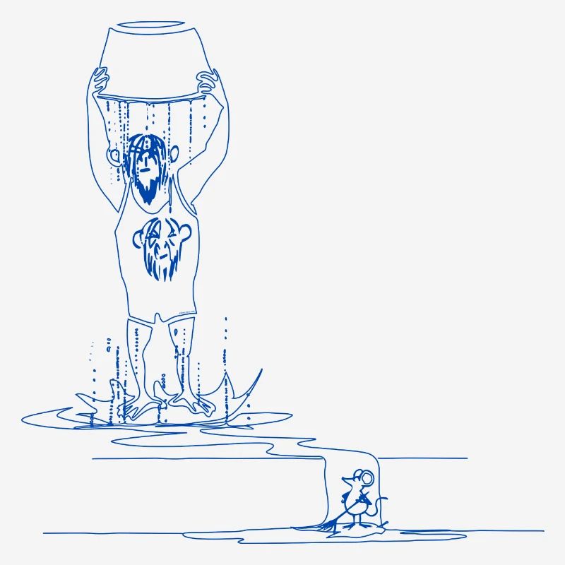 Chimpanzé et eau