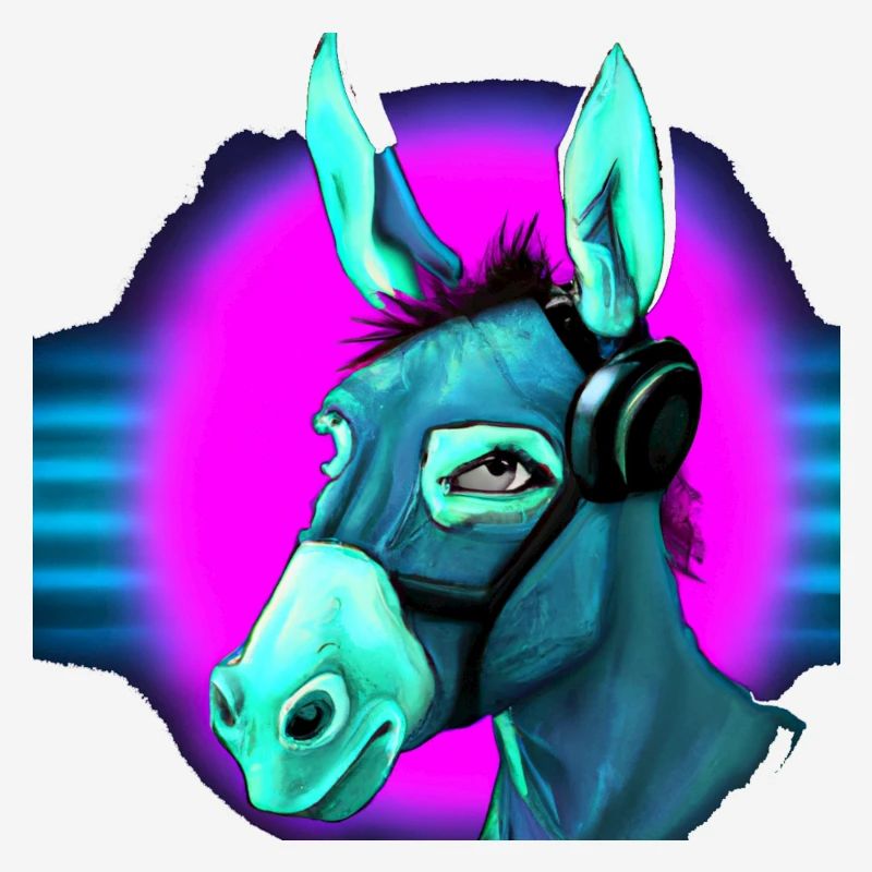 Synthwave Donkey