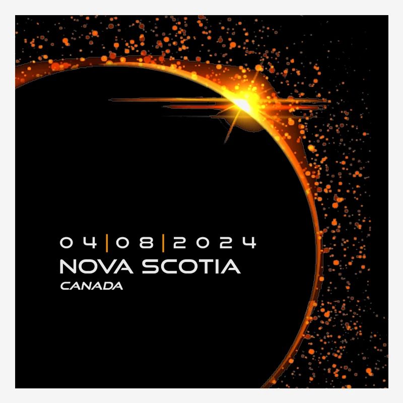 Nova Scotia Canada 2024 Eclipse Cool Souvenir