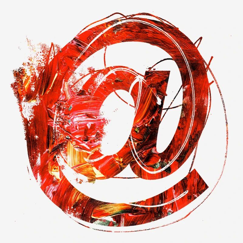 Internet email www drôle de mème grunge tech leters