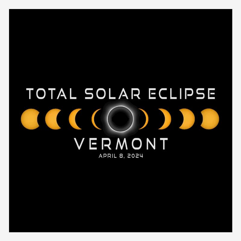 Vermont 2024 Eclipse Cool Souvenir 8 avril