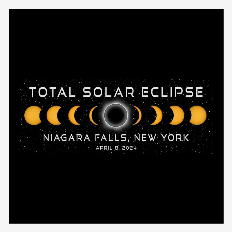 Niagarafälle New York 2024 Eclipse Cool Souvenir