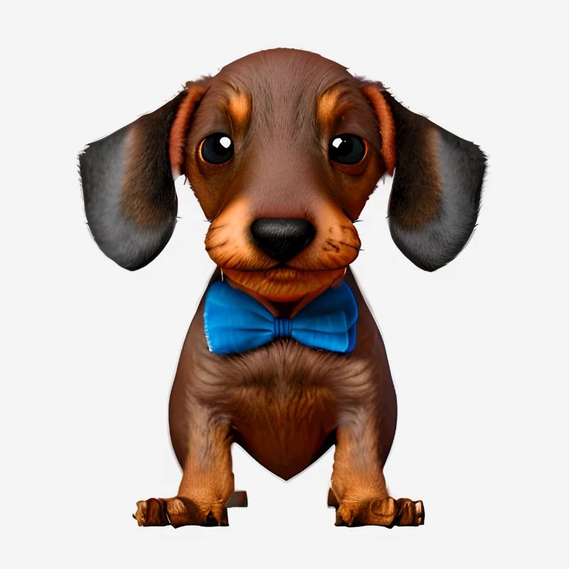 Chiens teckels avec nœud papillon Teckel Chiot Chien