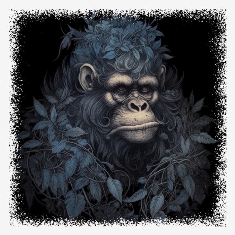 cool gorilla déclaration humour blague heureuse dictons
