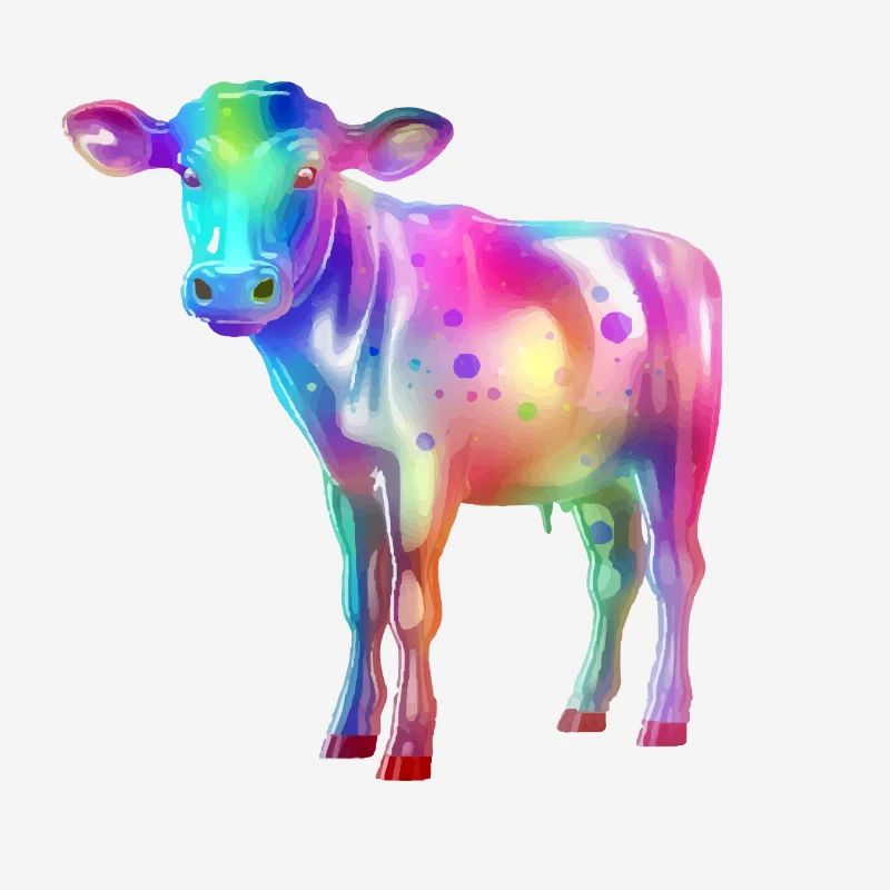 Exa la vache multicolore