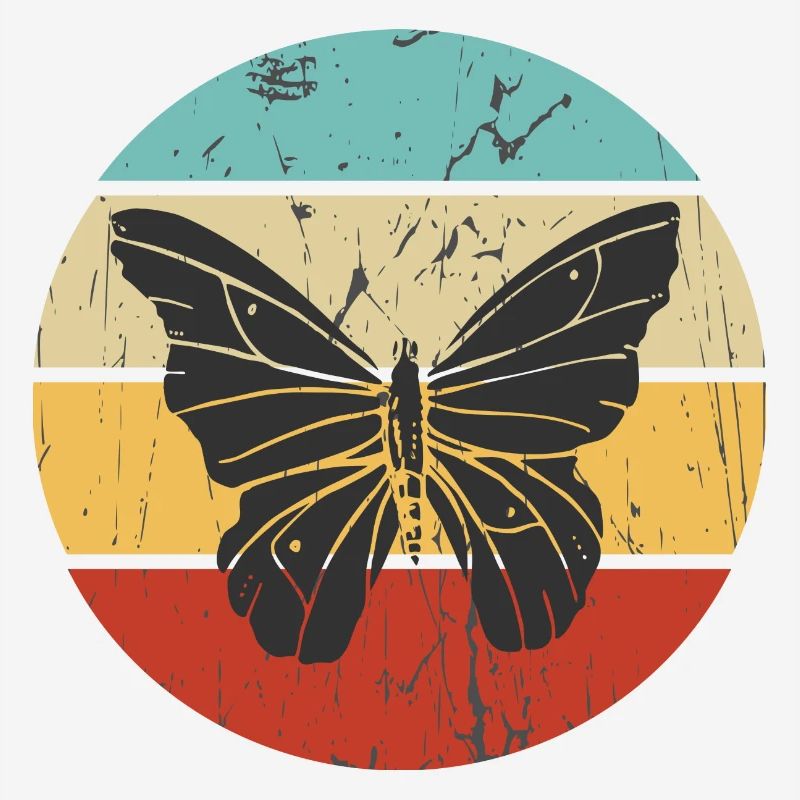 Conception de papillon Vinntage