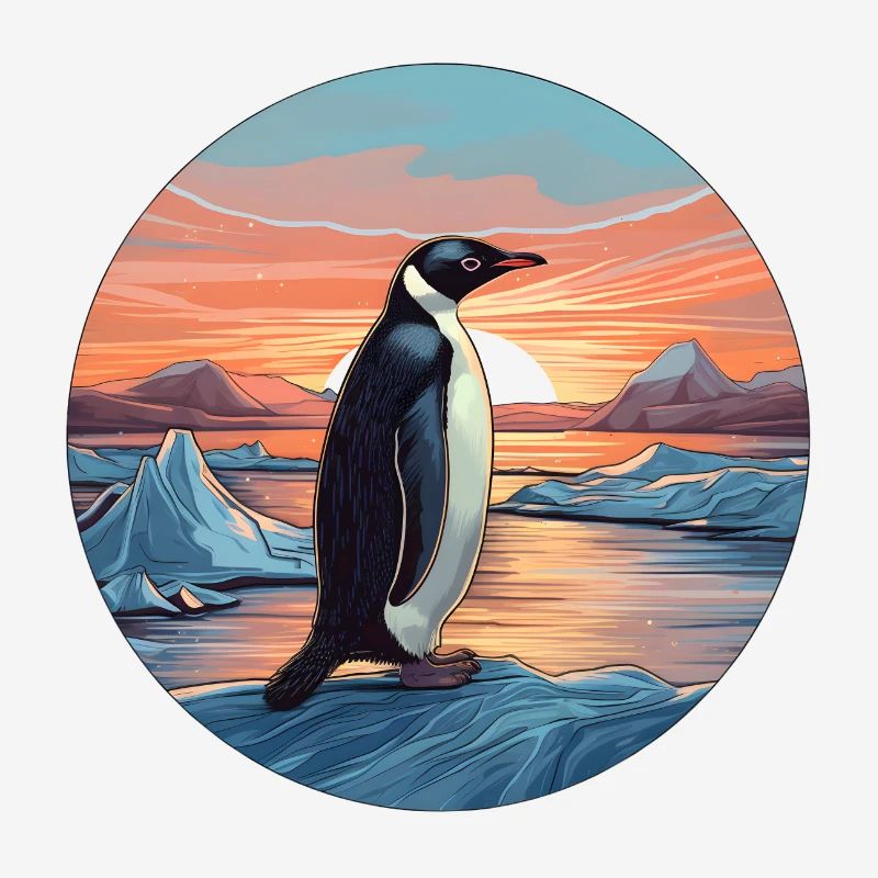 Penguin Sunset
