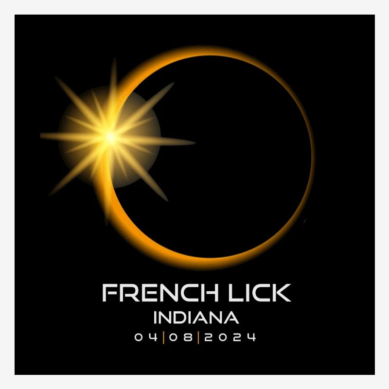 French Lick Indiana Eclipse 2024 Souvenir April 8