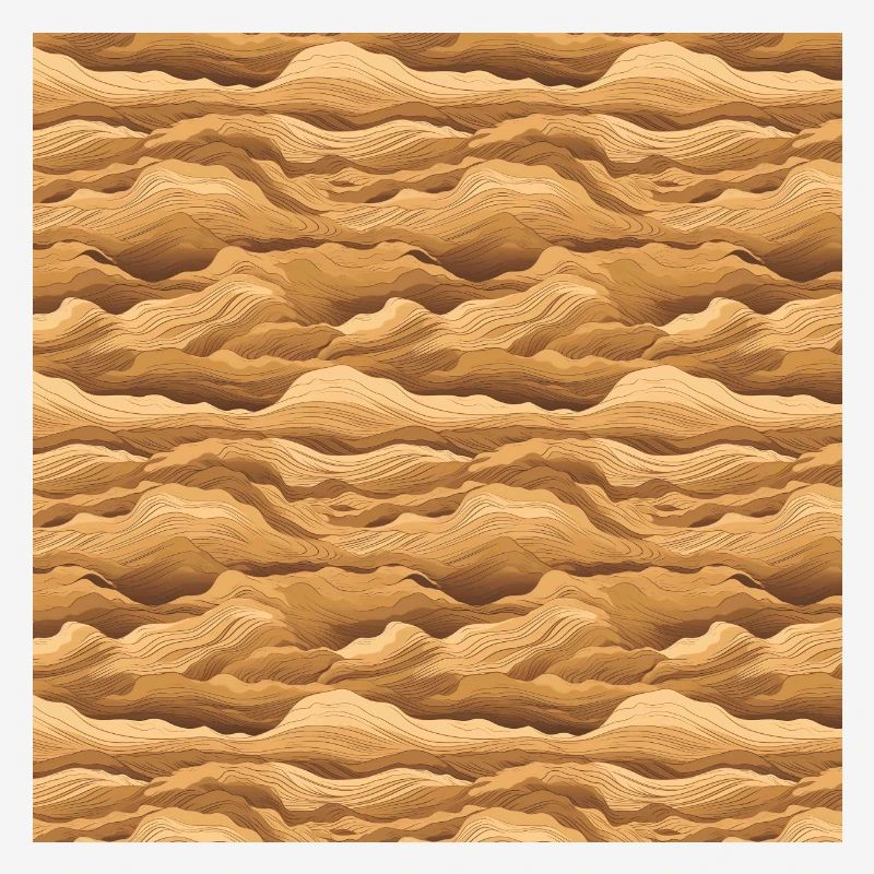 Desert Seamless Pattern Sand Sahara Dunes Arabic