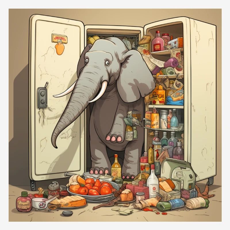 Comic style Elephant 2