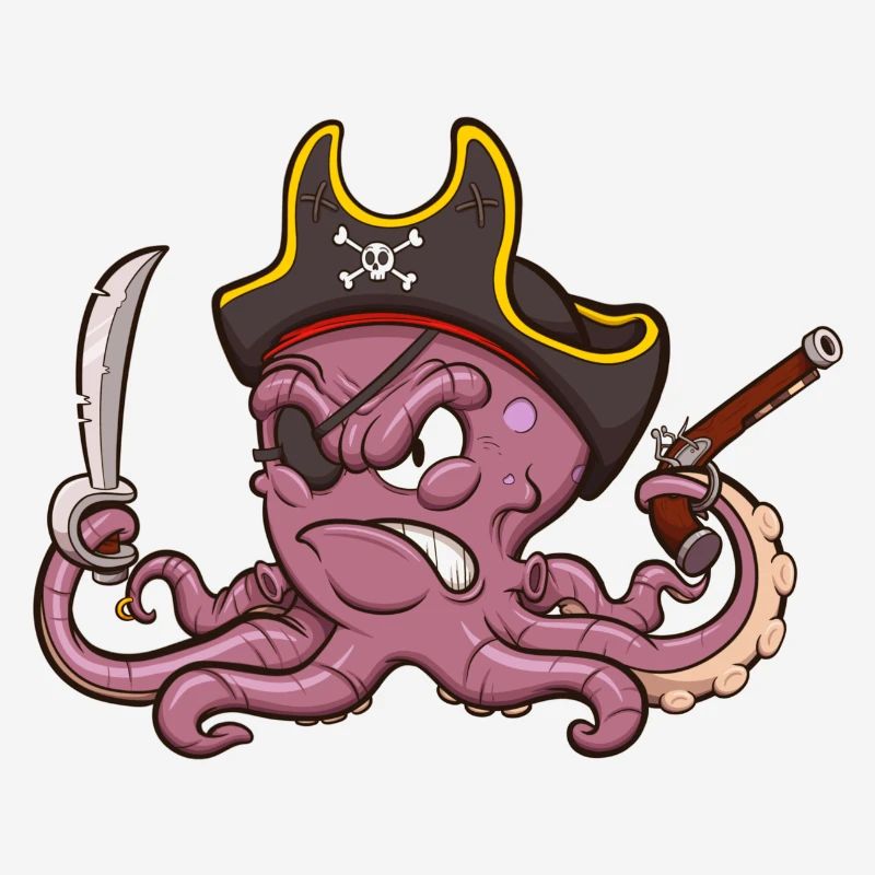Pieuvre pirate
