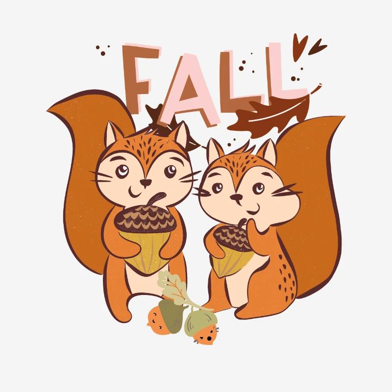 Herbst Eichhörnchen