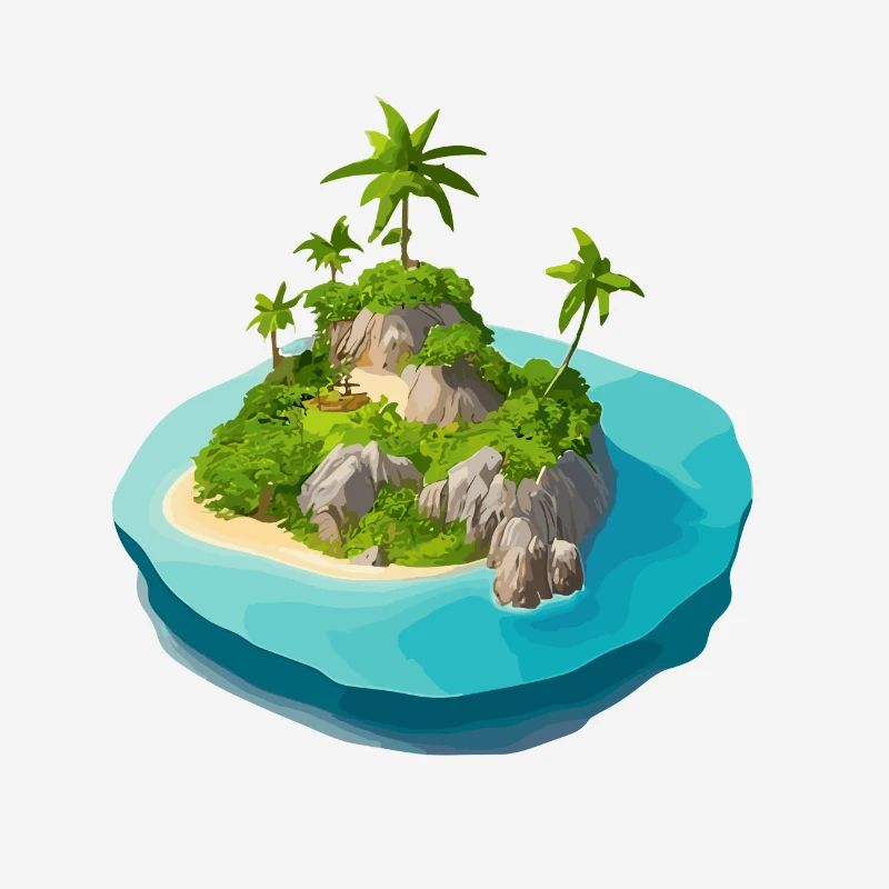 Island vectorized