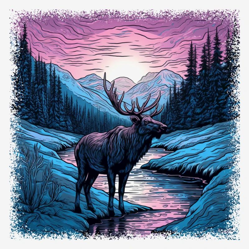 couleur oiseau déclaration dictons cadeau idée nature cerf