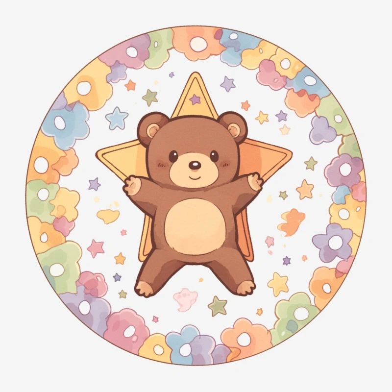 Nounours Fleuri
