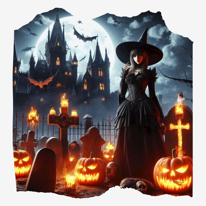 Witch Graveyard Pumpkins