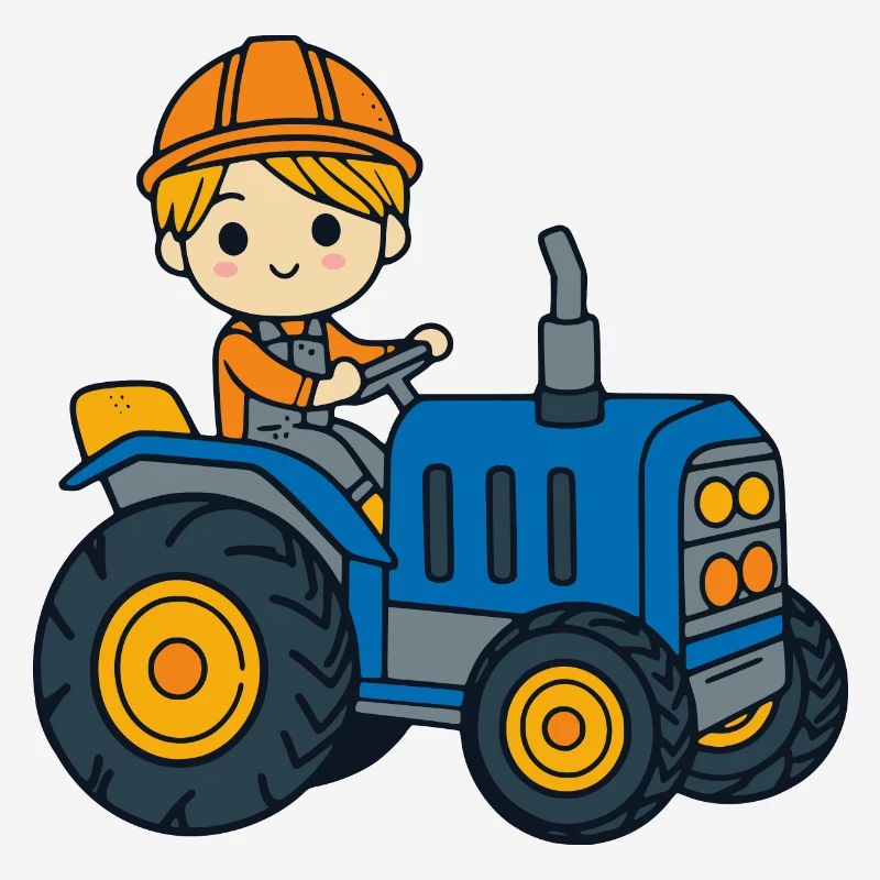Traktor Junge Kinder