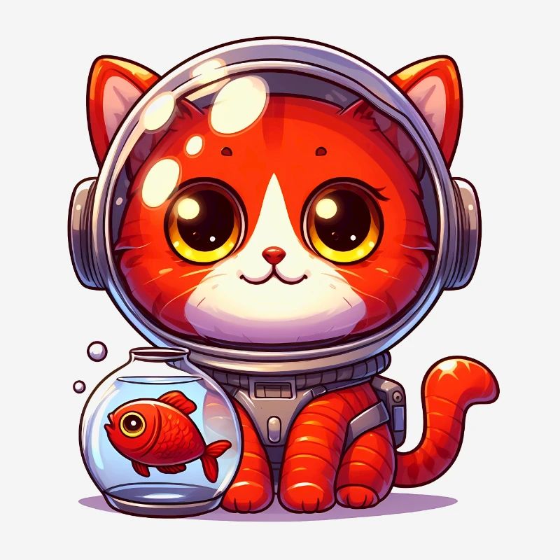 Le chat astronaute