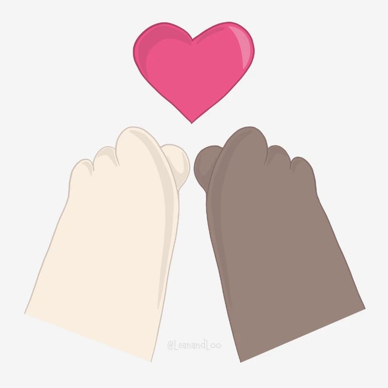 Coeurs de doigts Lean & Loo