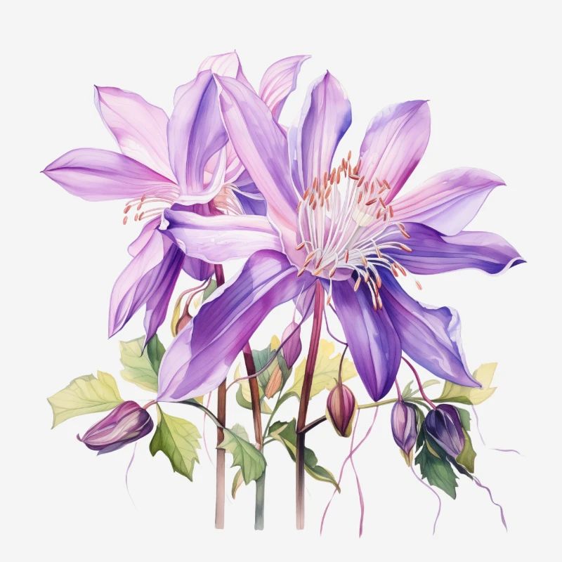 Akelei Blume