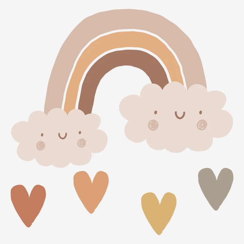 Farbpfade: Boho Regenbogen