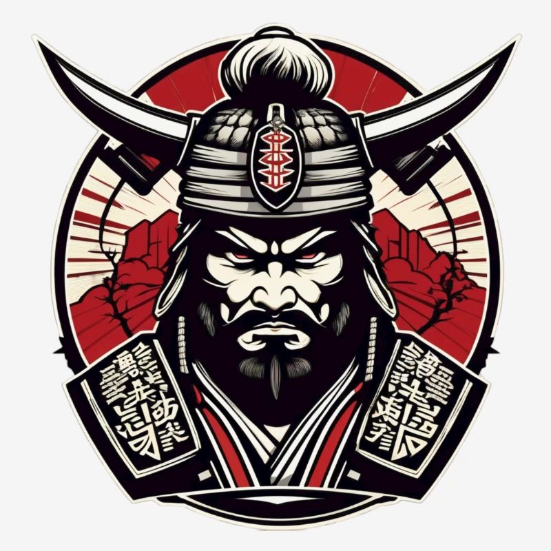 Samurai Gym Logo , Samurai Motiv , Samurai Design