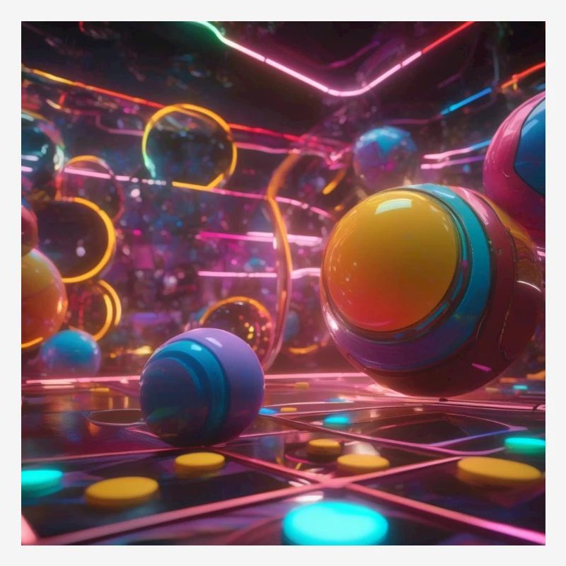 Neon Bälle