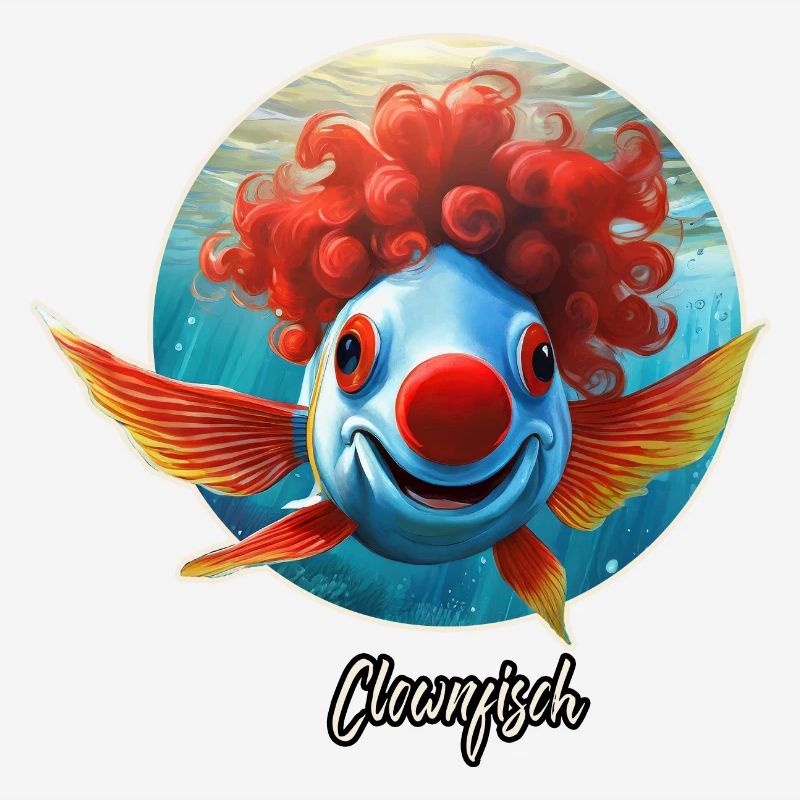 Pun ambiguous german expression - Clownfisch