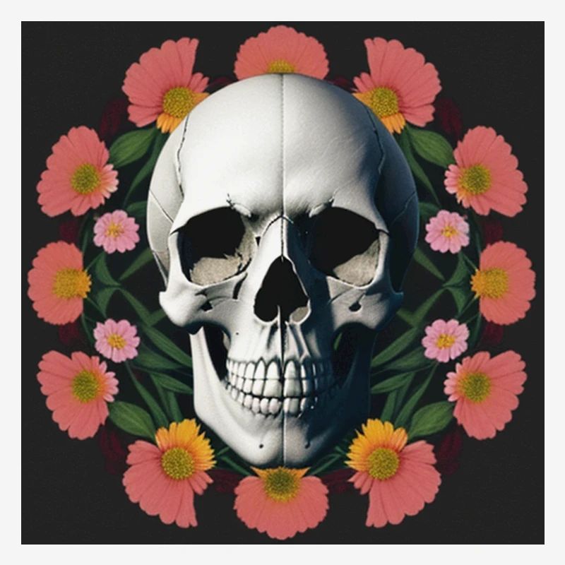Flower-Skull