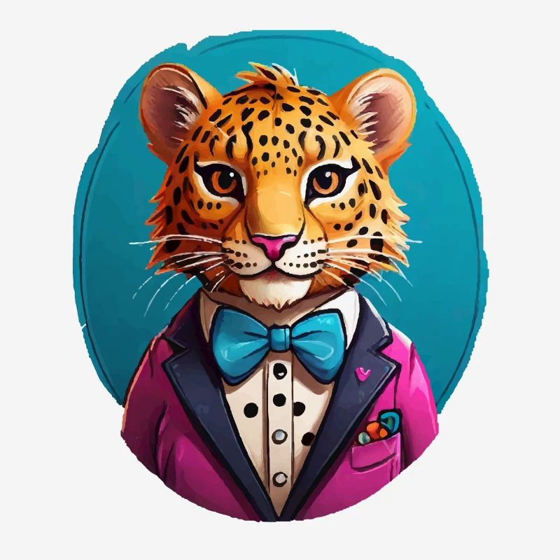 Funny Comic Tiger
