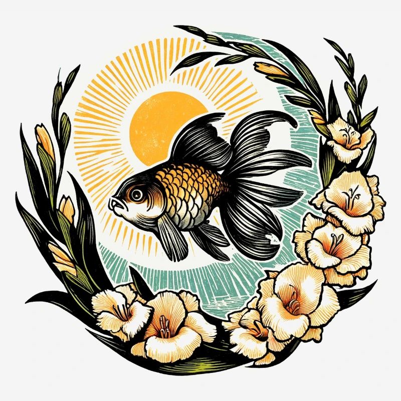 Fancy Oranda Goldfish