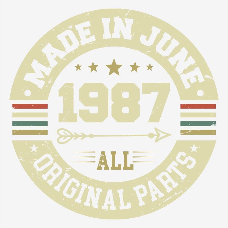 Juni 1987 Geburtstagsgeschenk Juni 1987 Juni 1987