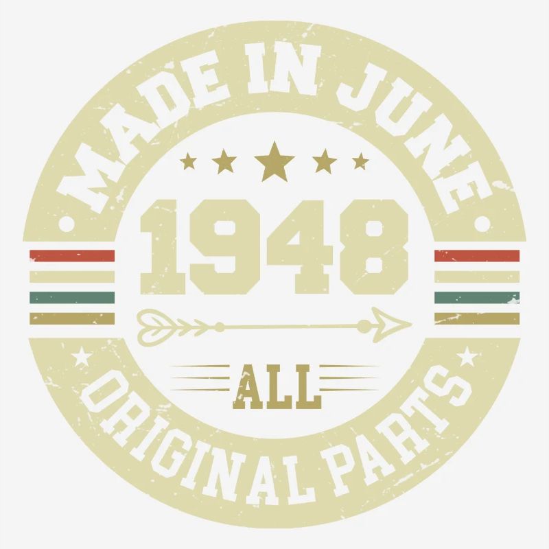 Juni 1948 Geburtstagsgeschenk Juni 1948 Juni 1948