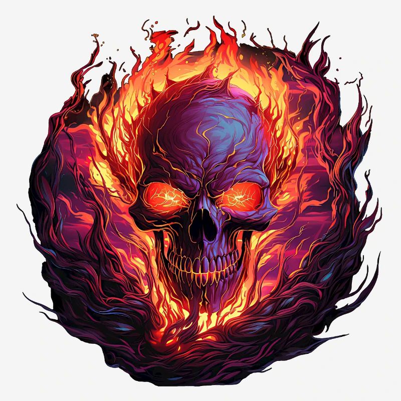 Flammenschädel der Ewigkeit