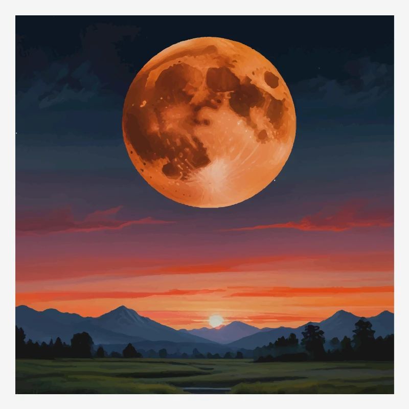 Paysage Coucher De Soleil