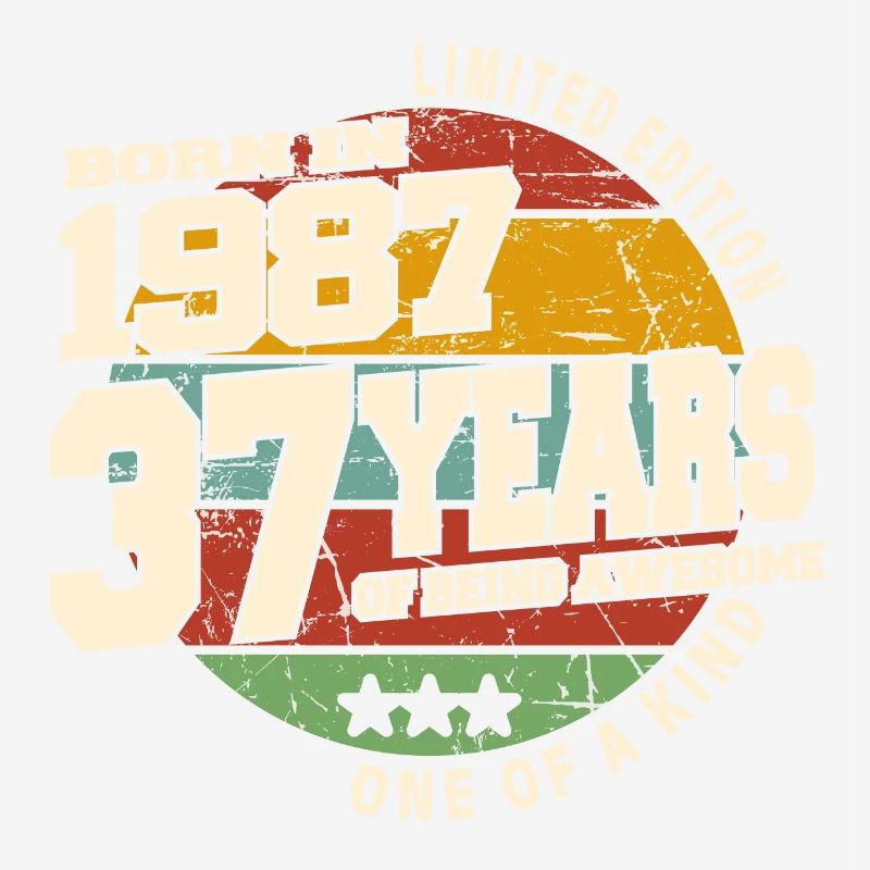 1987 Vintage Retro Classic 37 Years