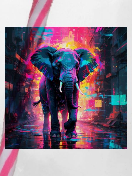 Neon Elefant