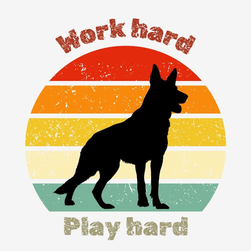 Retro German Shepherd