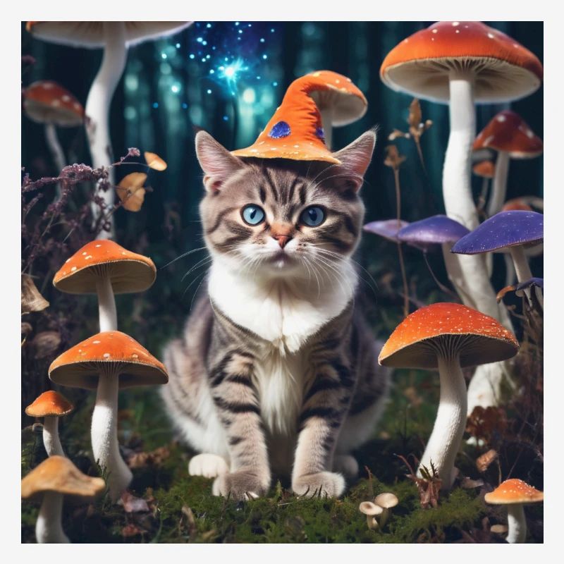 Magics chat champignon