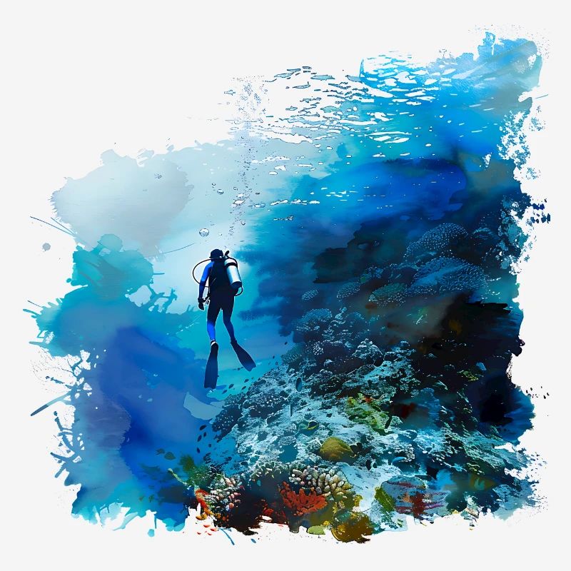 Weightless gliding while diving