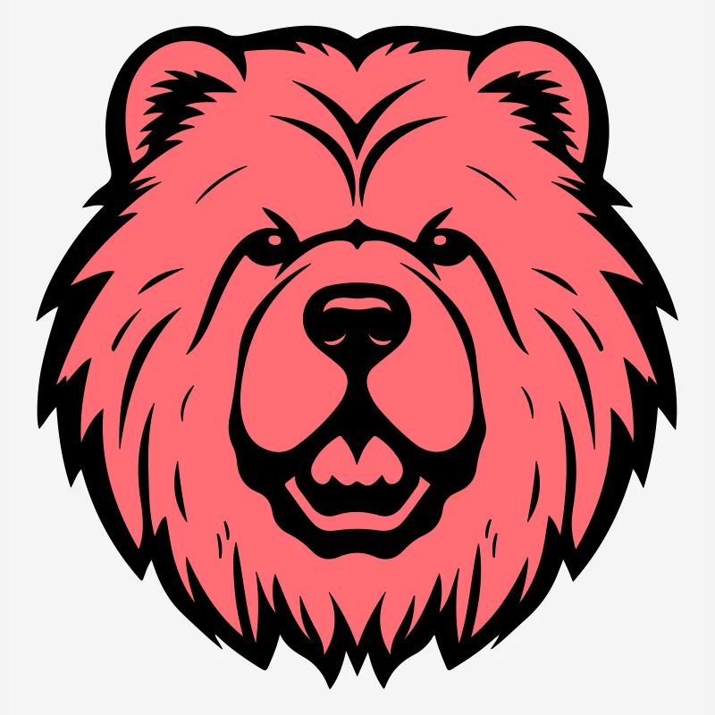 Chow Chow Tête de chien
