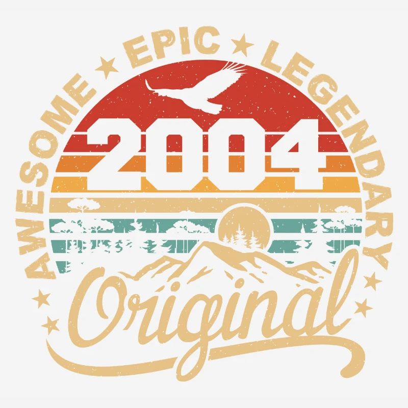 Original 2004 Retro 2004 Geburtstagsgeschenk 2004