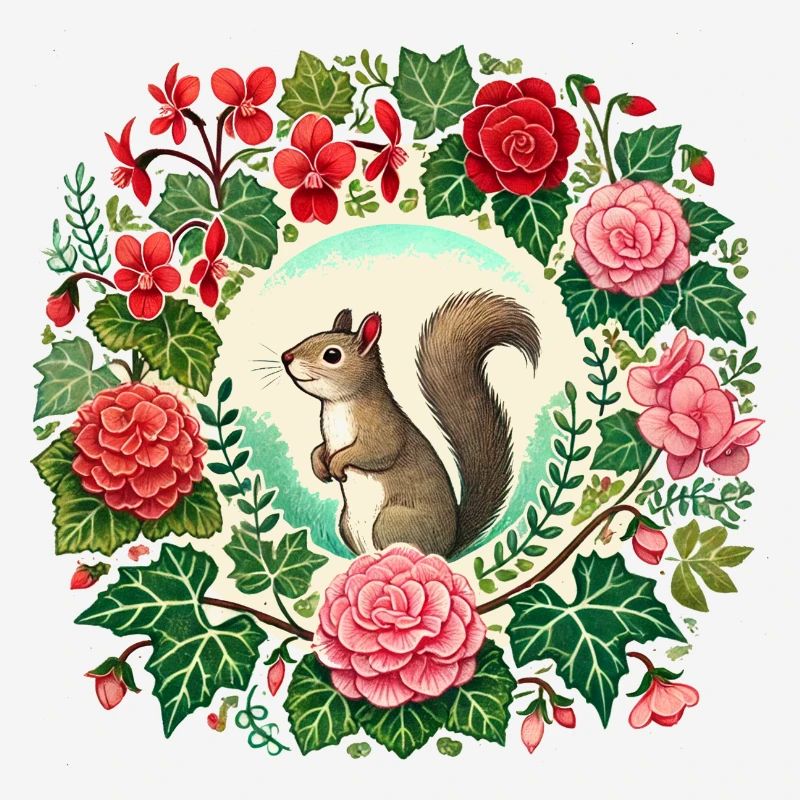 Écureuil mignon