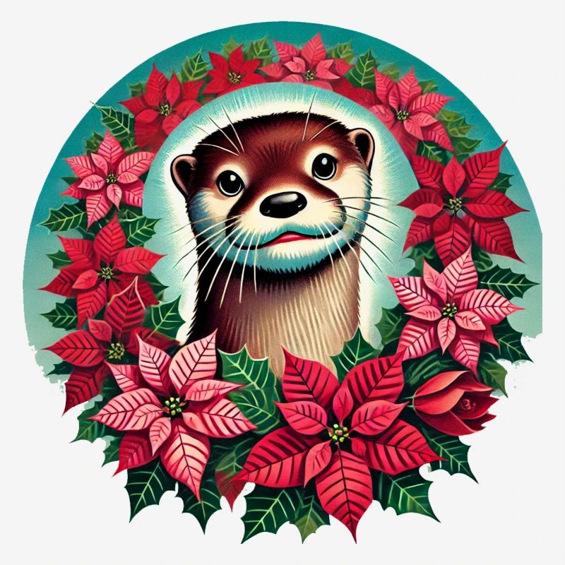Loutre de Noël