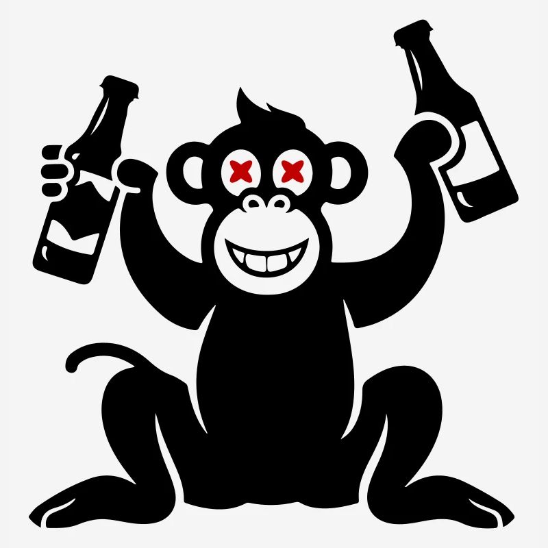 Monkey Beer Drunk