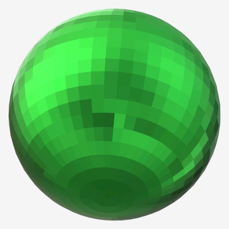 Sphère verte